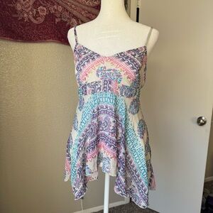 Purple Blue Sequin Fairy Y2K Babydoll Medium Women’s Small Summer Camisole